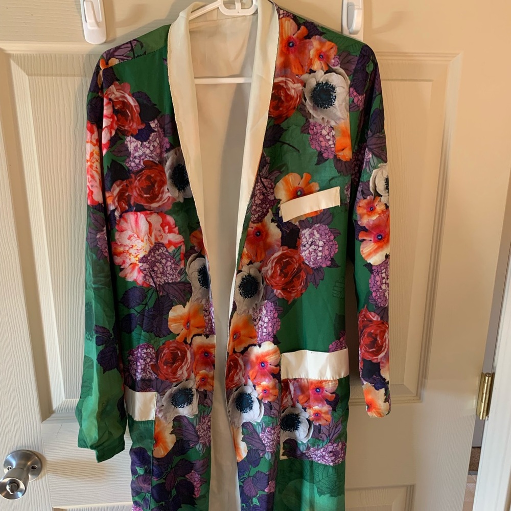 Lightweight long kimono